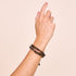 Bronzit | Rotguss | Edelstein-Kieselstein-Makramee-Armband